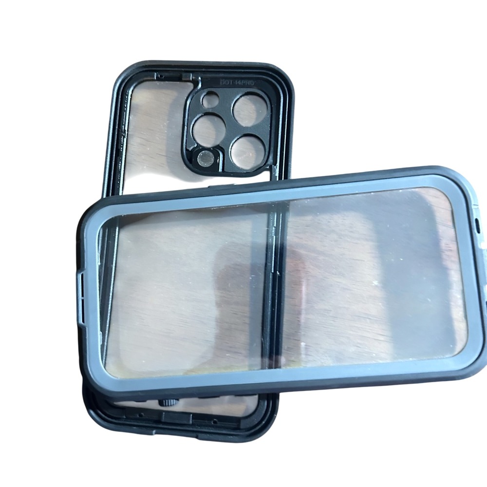 iPhone 14 Pro Waterproof Case Clear Rugged Full Body Protection - Picture 2 of 7